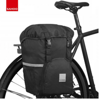 SAHOO Pannier Bag Single 15L - 5 Pockets Light Reflective Panels - 40cm x 30cm x 13cm