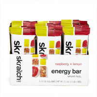 Skratch Labs Energy Bar Sport Fuel Raspberry + Lemon 12 x 50 g Bars
