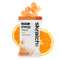 Skratch Labs Energy Chews Sport Fuel Orange 10 x 50 g Pouches