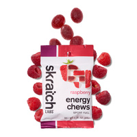 Skratch Labs Energy Chews Sport Fuel Raspberry 10 x 50 g Pouches