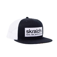 Skratch Labs OG Skratch Trucker Hat Black + White
