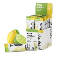 Skratch Labs Hydration Sport Drink Mix Lemon + Lime Single Serving 20 Pack 22 g Sachets