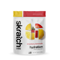 Skratch Labs Hydration Sport Drink Mix Strawberry Lemonade 20 Serving Resealable Bag 440 g