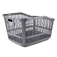 Stowaway EasyRider Rear Basket- Tool Free QR Buckle445x355x245 - 214g - Enviro PP Material - Grey