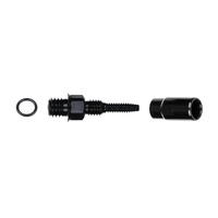Trickstuff M6x1 Straight Hose Fitting for Kevlar Hose - C22 Caliper, Black