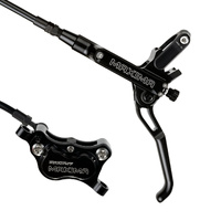 Trickstuff Maxima 4-Piston Hydraulic Disc Brake Set - Black, Goodridge Black Hose