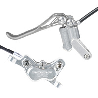 Trickstuff Piccola HD Titanium 4-Piston Hydraulic Disc Brake Set - Silver