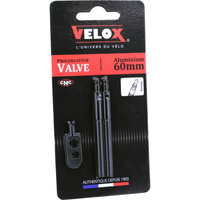 VELOX Valve Extender - 60mm Aluminium Presta Valve - Pair