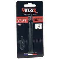 VELOX Valve Extenders - Black 80mm