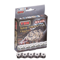 YABAN Chain - Single Speed - 1/2 x 1/8 - Half Link - BMX - Silver/Silver