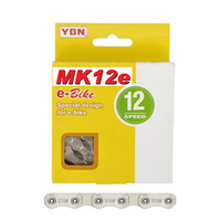 YABAN Chain - 12 Speed Flat Top E-BIKE MK12E - 136L Silver