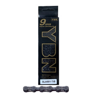 YABAN Chain - 9 Speed - 1/2 X 11/128 X 116L - 5.6mm - Black/Black