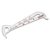 IceToolz 62C4 Stainless Steel Go / No-Go Chain Checker