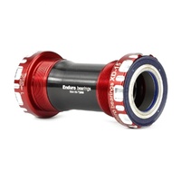 Enduro XD-15 Corsa Ceramic-Hybrid Bottom Bracket BSA Threaded, Shimano 24mm, Red (BKC-0550)