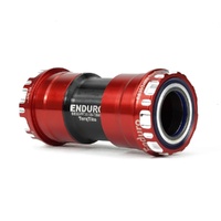 Enduro XD-15 Corsa TorqTite Bottom Bracket BB30 to Shimano 24mm, Red (BKC-0680)