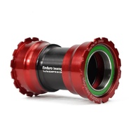 Enduro TorqTite Stainless Angular Contact Bottom Bracket PF30 to 30mm (Under 90mm) Red (BKS-0130)