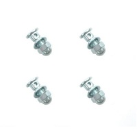 Brake Anchor Bolt and Dome Nut M5 Alloy Silver