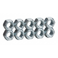 Brake Bolt Nut Open Type Chrome Silver (Bag of 20)