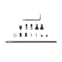 Disc Brake Hydraulic Hose Kit - Threaded Inline Crimp -2000mmBlk (inc. crimp,  fittings) - Elixir 5/7/9/R/CR/X0,Guide RSC (A1),Guide R/RS (A1),DB5,Lev