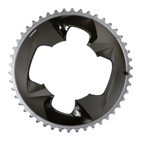 CHAIN RING ROAD 46T 107BCD 2X12 FORCE POLAR GREY WITH COVER PLATE