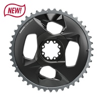 CHAIN RING ROAD 43T 94BCD 2X12 FORCE WIDE POLAR GREY WITH COVER PLATE