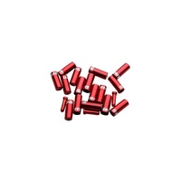 SRAM Ferrule Kit, Aluminum Red - includes Shift 4.0mm Qty 10, Brake 5.0mm Qty 6, Cable Tip Qty 4