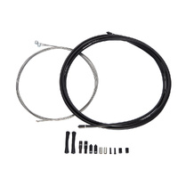 SRAM SlickWire Road Brake Cable Kit Black 5mm (1x 850mm, 1x 1750mm 1.5mm coated cables, 5mm Kevlar® reinforced compression-free housing, ferrules, end