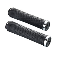 Locking Grips for Grip Shift Full Length 122mm with Black Clamps and End Plug