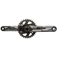 TRUVATIV Crank Descendant CoLab Troy Lee Designs Eagle Boost148 DUB 12s 170 w Direct Mount 32t X-SYNC 2 Chainring Black