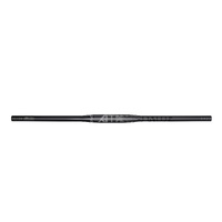 AM Handlebars ATMOS 7K Flat bar, 31.8mm clamp, 760mm wide, 0mm Rise Bead Blast Black with Slate Logos A1