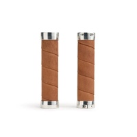 Brooks Slender Leather Grips 130mm - Aged