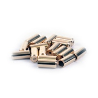 Wheels MFG 5mm Brass Cable Ferrules, 50-Pack
