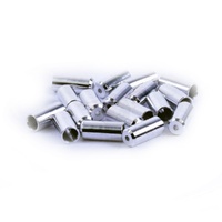 Wheels MFG 5mm Aluminium Cable Ferrules, 50-Pack