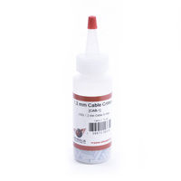 Wheels MFG 1.2mm Inner Cable Crimps, 250-Pack