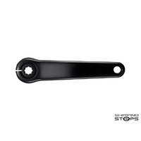 Shimano FC-E6100 STEPS CRANK ARM SET BLACK 170mm without CHAINRING without CHAIN GUIDE