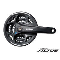 Shimano FC-M311 FRONT CRANKSET 170mm 42-32-22 BLACK with CHAIN GUARD