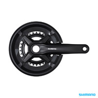 Shimano FC-MT210 FRONT CRANKSET ALTUS 170mm 46-30 BLACK with CHAIN GUARD