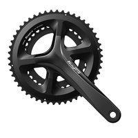 SHIMANO TIAGRA Crankset FC-R4000 2-PIECE CRANKSET 11 -speed 165.0 mm 50-34T Black Without BB parts Without CG
