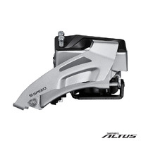 Shimano FD-M2020 FRONT DERAILLUER ALTUS 2x9 TOP-SWING for 36T CS-ANGLE:64-69 CL:48.8/51.8MM