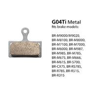 BR-M9000 METAL PADS & SPRING G04Ti * REPLACES Y8LW98010*