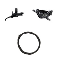 SHIMANO DEORE XT  Brake (Kit)  BRM8220JTBLM8200 Right / Front Metal with fin Without adapter 1000 (black)