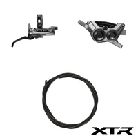 BR-M9220 FRONT DISC BRAKE XTR TRAIL BL-M9220 RIGHT LEVER w/RESIN PAD w/FIN