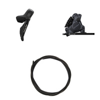 SHIMANO GRX Hydraulic Disc Brake Kit BRRX410KTSTRX715 Right / front Resin with fin Front bracket assembled for 160 mm rotor 1000 (black)