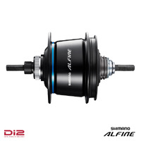 Shimano SG-S7051-8 ALFINE 8-SPD HUB CENTERLOCK 36H BLACK 135x187mm W/ ROTOR MOUNT COVER
