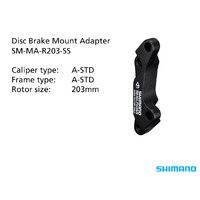 Shimano SM-MA-R203-SS ADAPTER 203mm CALIPER: A-STD FRONT MOUNT: A-STD FRONT
