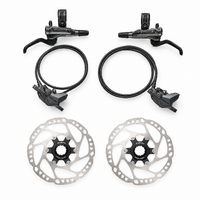 Shimano Deore BR-M6200 2-Piston Hydraulic Disc Brake Set - Front + Rear + Centre Lock Rotors