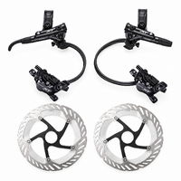 Shimano Deore XT BR-M8120 4-Piston Hydraulic Disc Brake Set - Front + Rear + Centre Lock Rotors