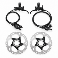 Shimano Deore XT BR-M8200 2-Piston Hydraulic Disc Brake Set - Front + Rear + 6-Bolt Rotors