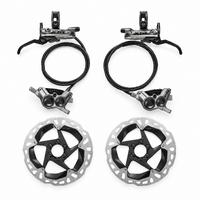 Shimano XTR BR-M9220 4-Piston Hydraulic Disc Brake Set, Metal Pads - Front + Rear + 6-Bolt Rotors