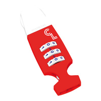 Lazer Cappuccino Lock White Red One